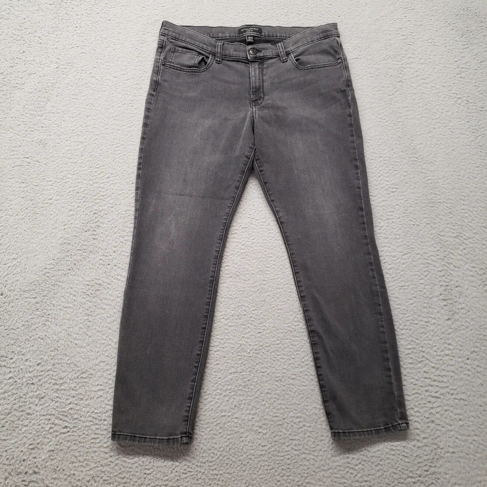 Banana Republic Jeans Womens 31/12 Black Stretch Slim‎ Fit Denim Casual Pockets